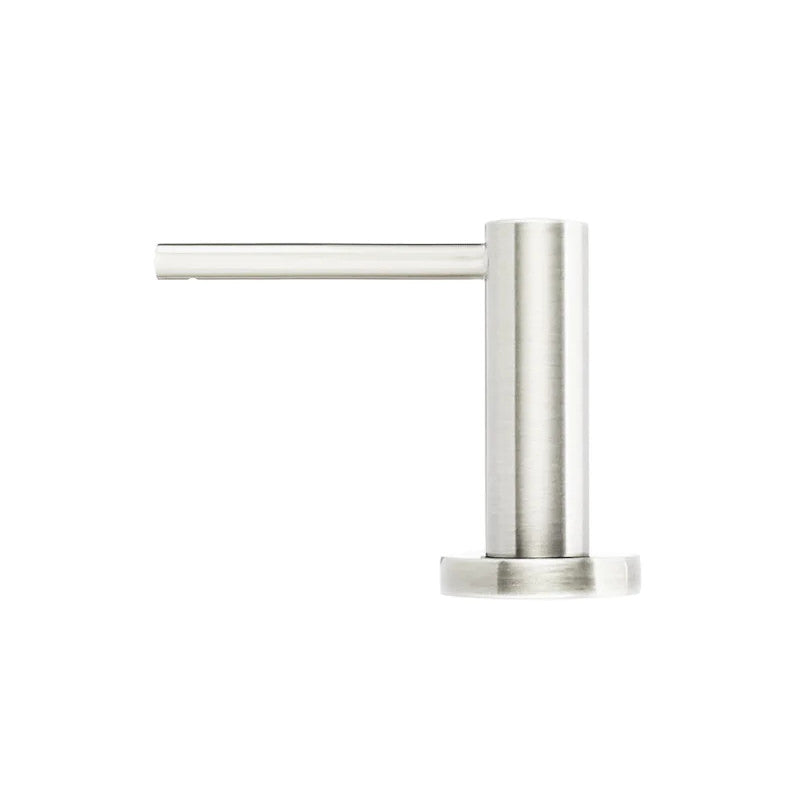 Round Soap Dispenser - PVD Brushed Nickel