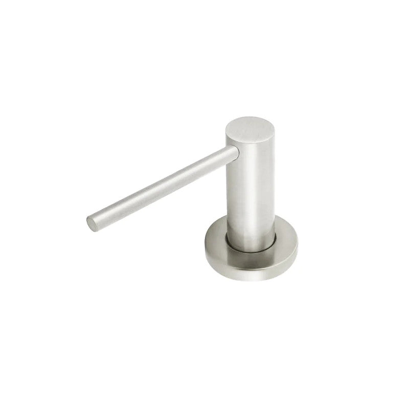 Round Soap Dispenser - PVD Brushed Nickel