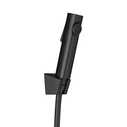 Round Toilet Bidet Spray Kit: Handheld Sprayer Attachment-Black-OX0025E.SH