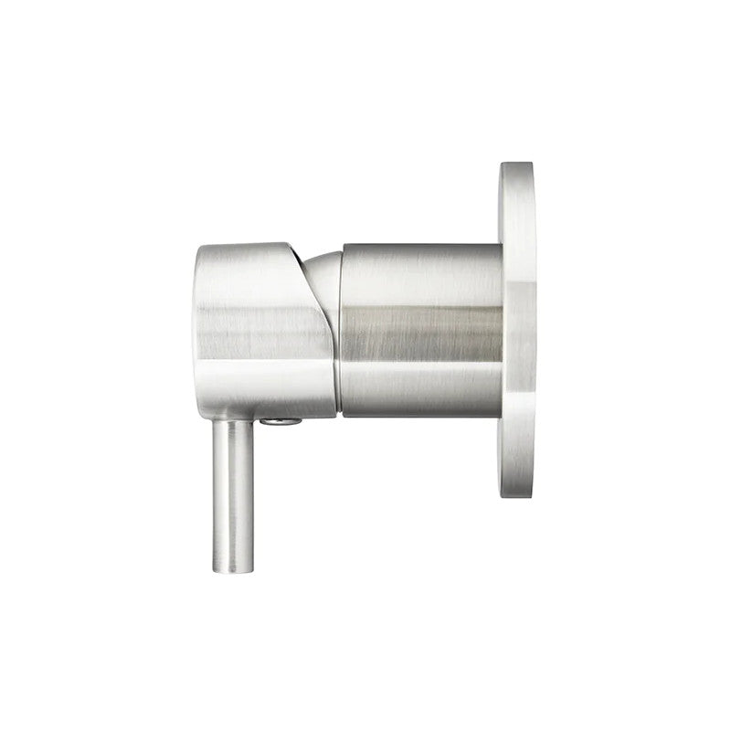 Round Wall Mixer Short Pin-Lever - PVD Brushed Nickel