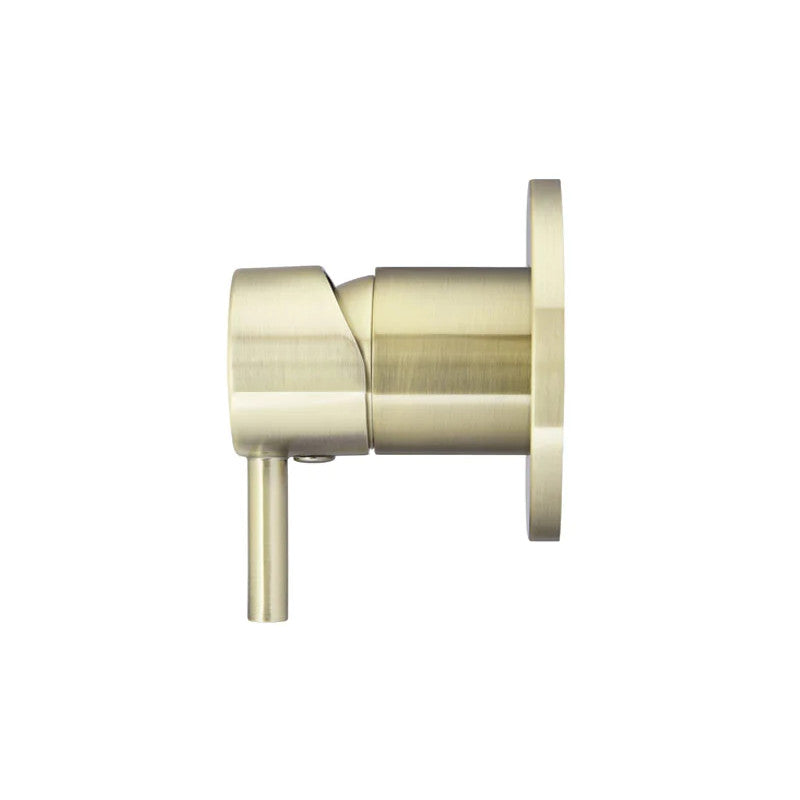 Round Wall Mixer Short Pin-Lever - PVD Tiger Bronze