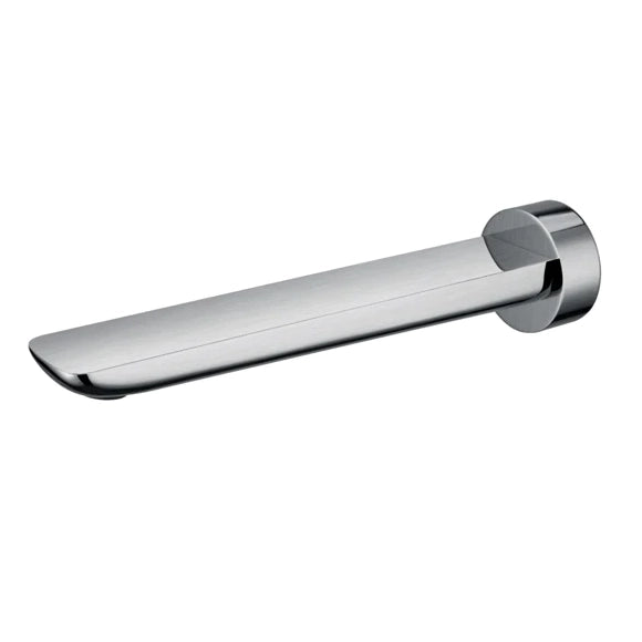 Rushy Brushed Nickel Bathtub/Basin Wall Spout: Sleek and modern fixture with a brushed nickel finish, perfect for stylish bathroom designs-BU0015.BS