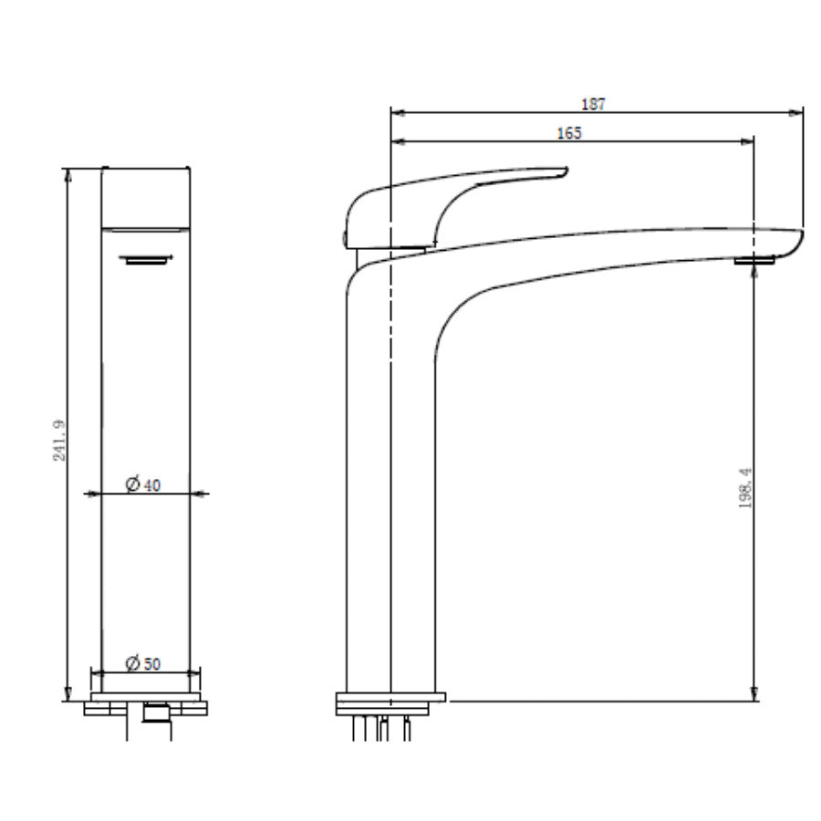 Sigma Tall Basin Mixer - Elegant and Functional Design SM-101702