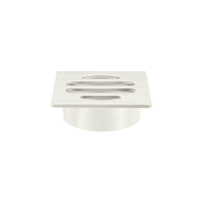 Meir Square Floor Grate Shower Drain 50mm outlet - PVD Brushed Nickel