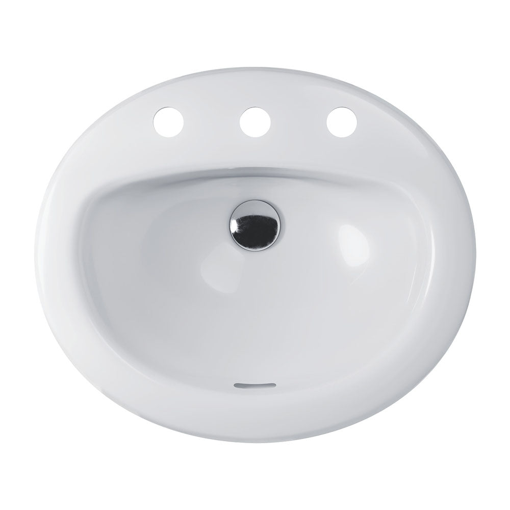 Fienza Stella Fully-Inset Basin, 3 Tap Holes