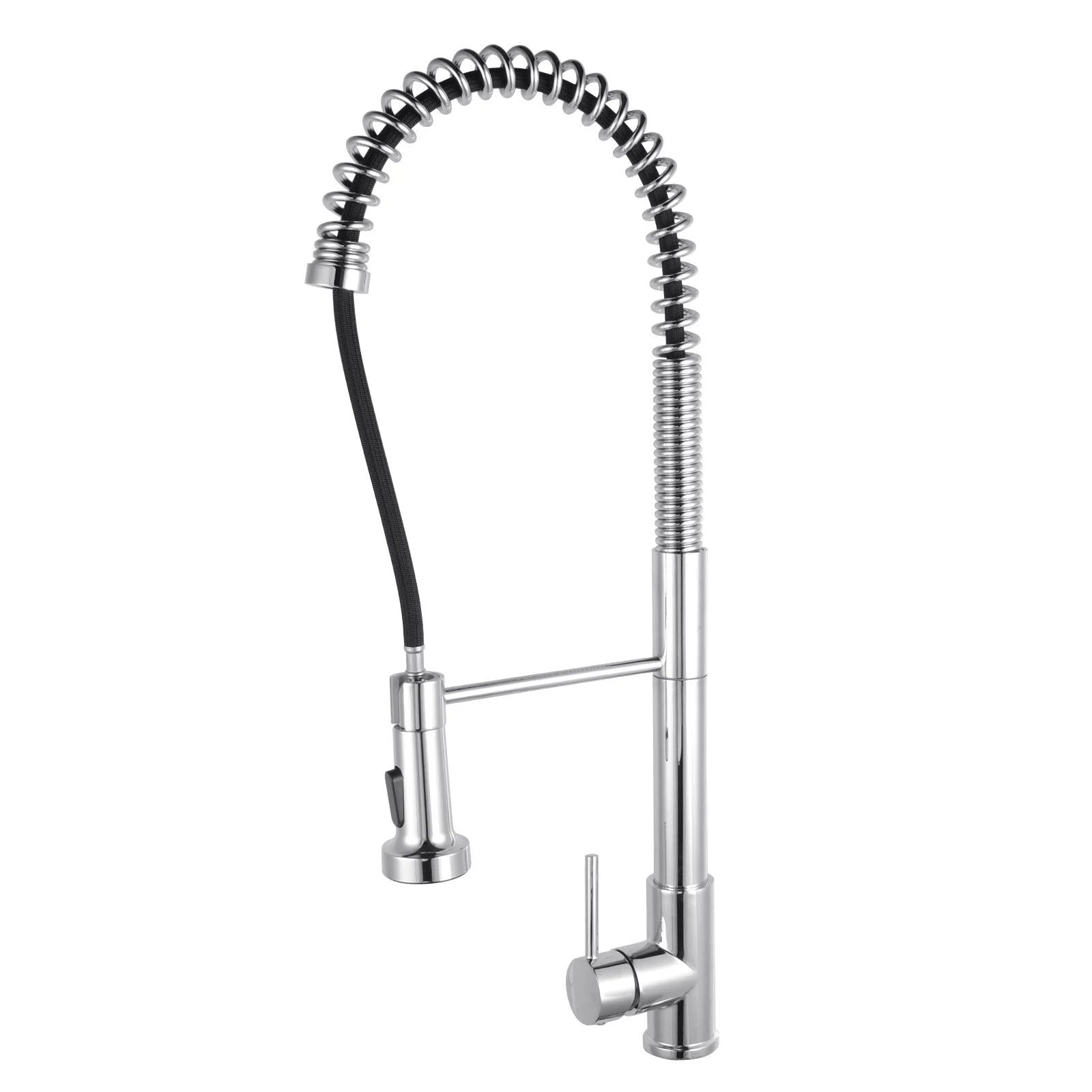 Tall Spring Pull Out Kitchen Sink Mixer Tap: Sleek and functional for modern kitchens-CH1017.KM
