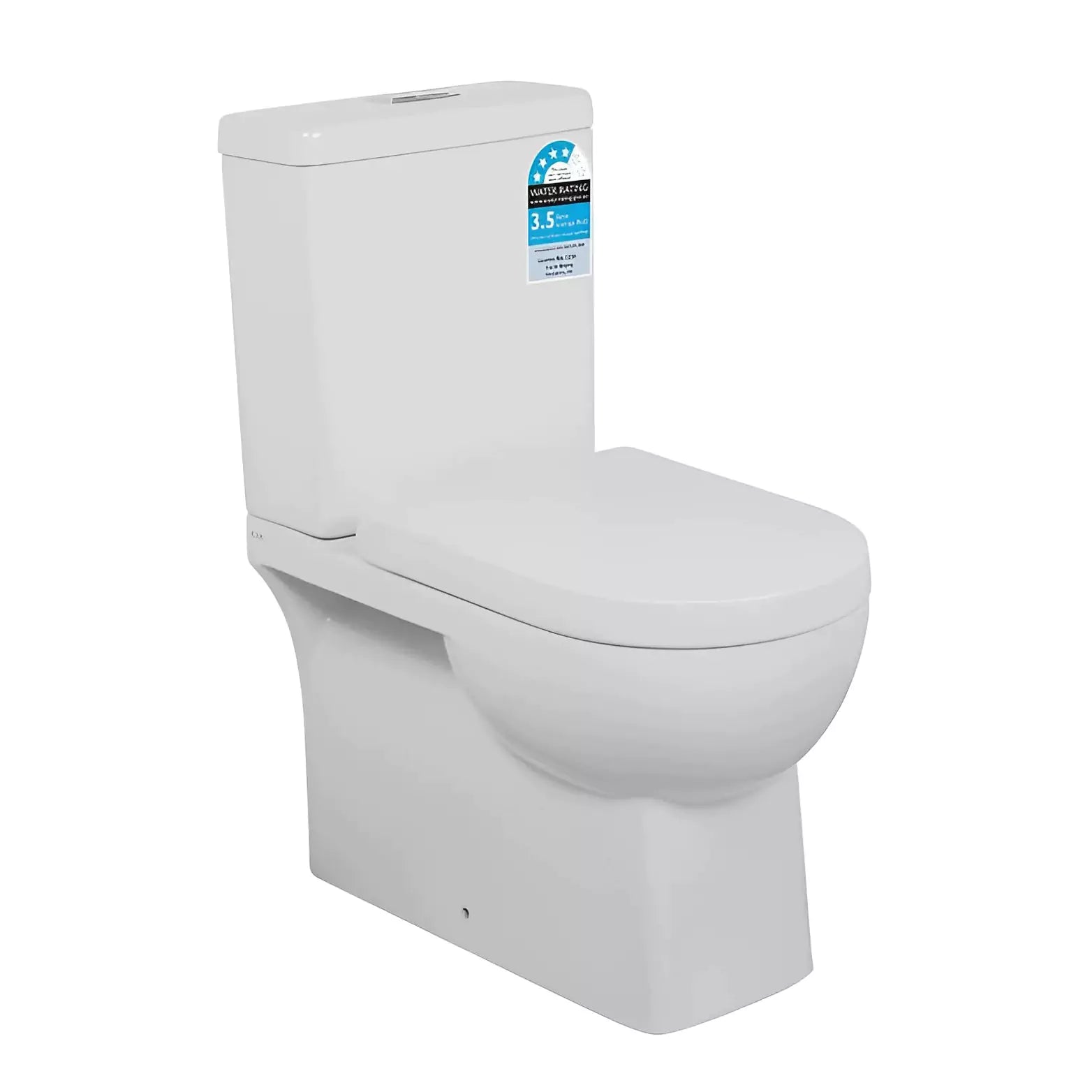 Teo Back To Wall Toilet Suite: Modern Design for Efficient Space Use-Gloss White-KDK016C/KDK016P
