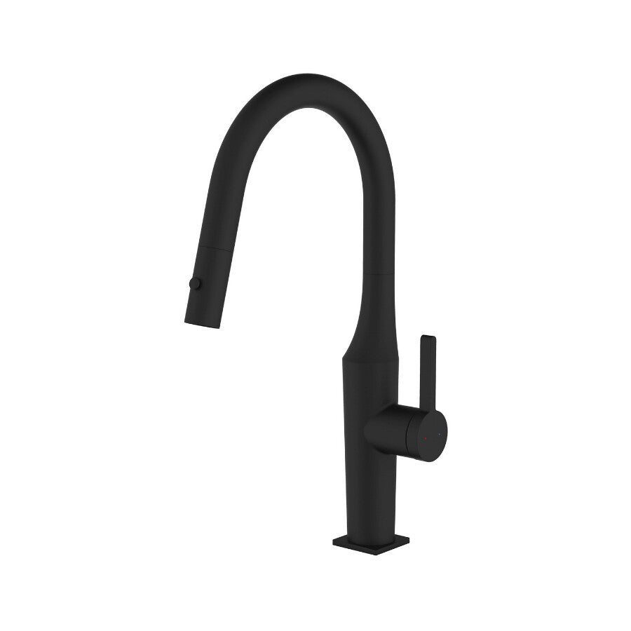 Thin Pull-out Sink Mixer - Sleek Kitchen Faucet 59605BK