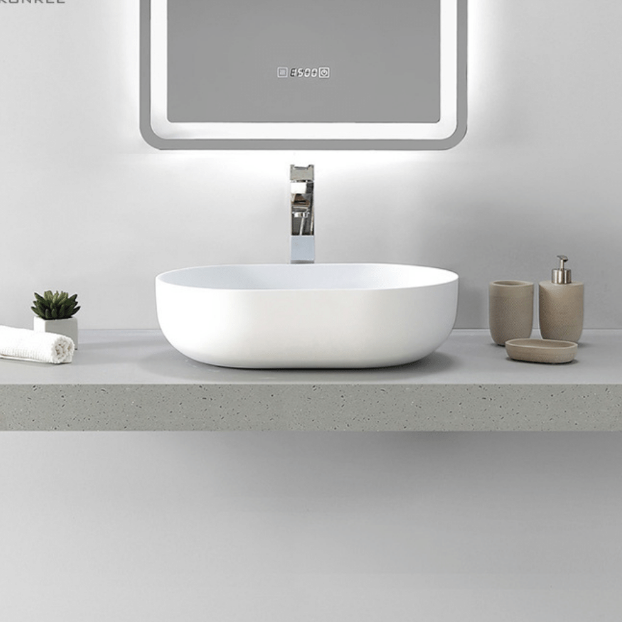 Stylish Bathroom Elegance Top Counter Ceramic Basin 1151 KKR-1151