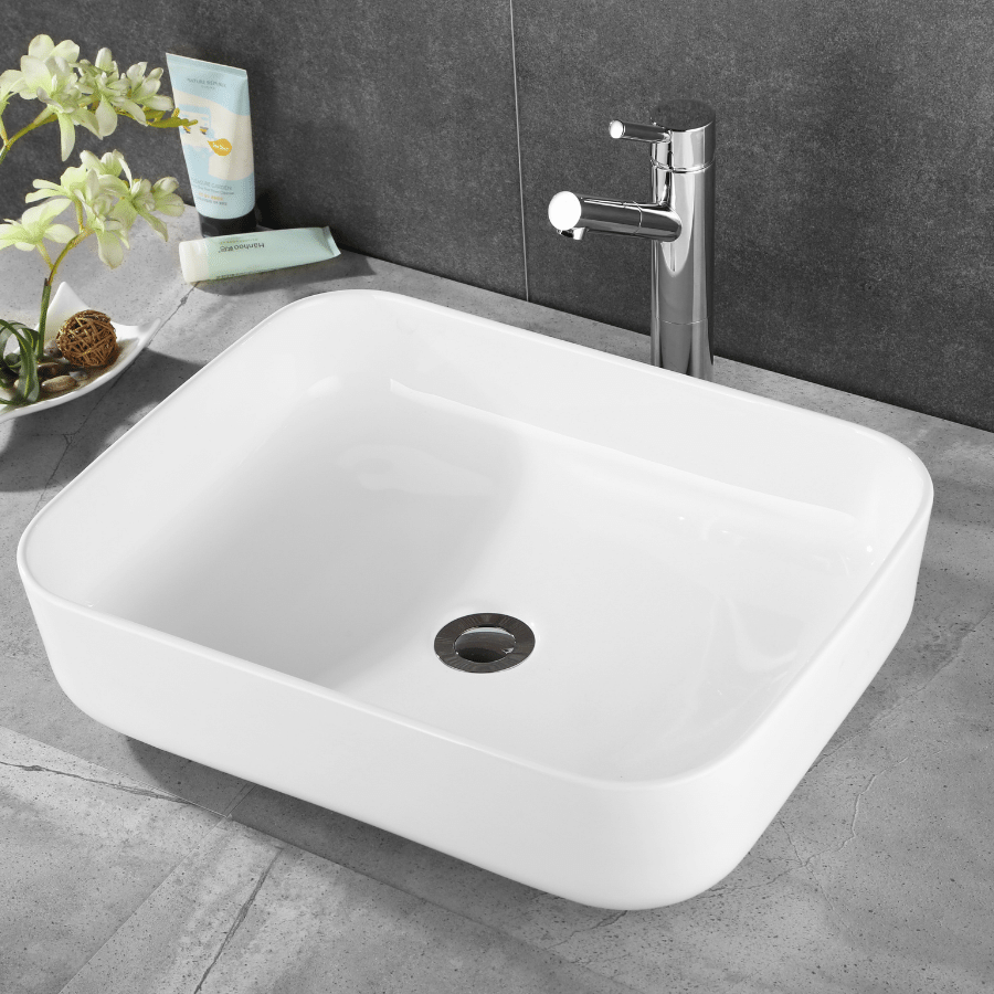 Chic Top Counter Ceramic Basin 167A for Modern Bath Spaces SM-167A