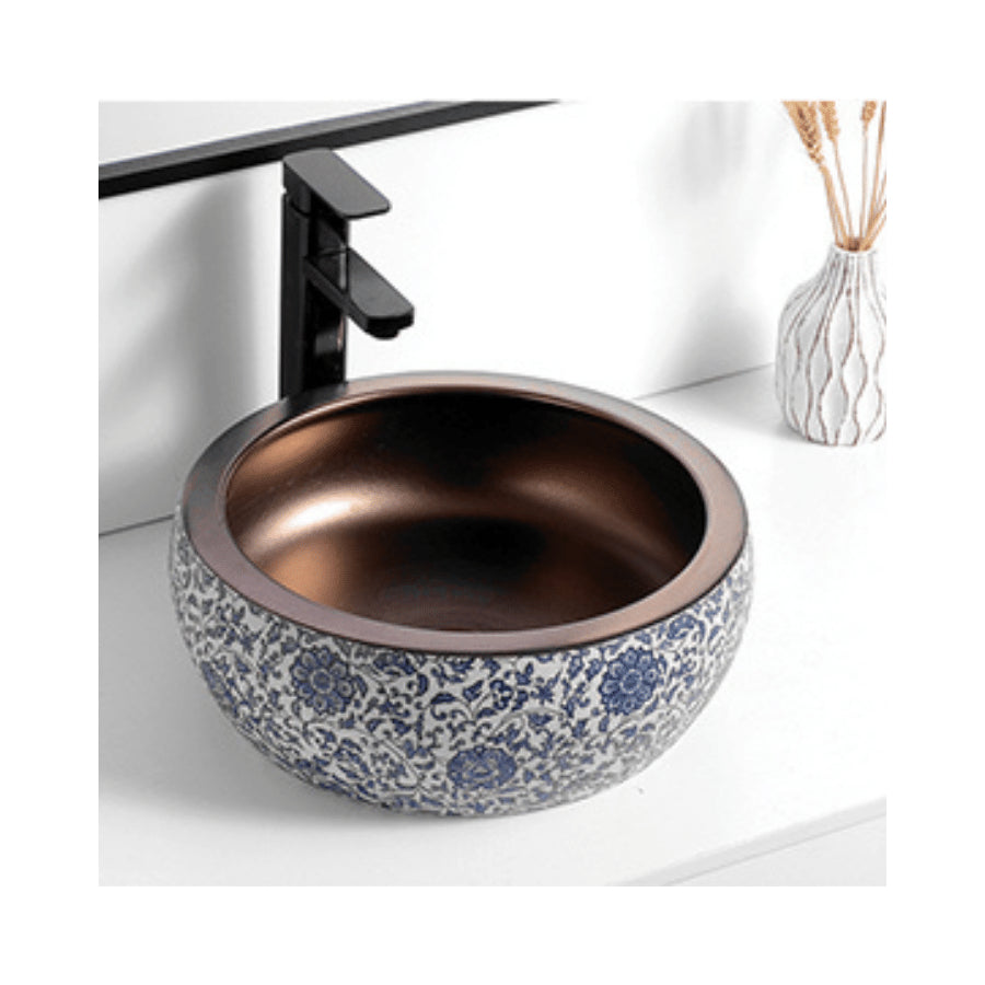 Top Counter Ceramic Basin YJ1638: Stylish and Durable Bathroom Basin