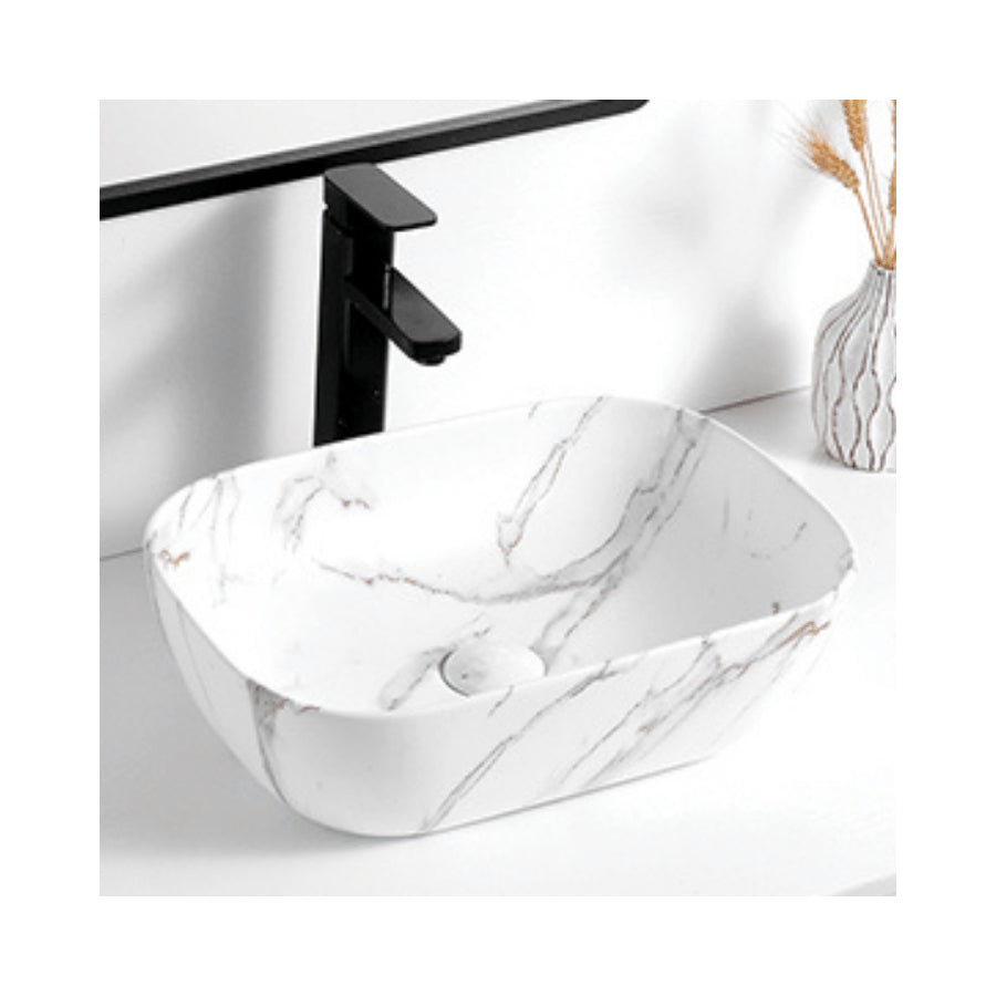 Top Counter Ceramic Basin YJ2024: Contemporary Elegance for Your Bathroom