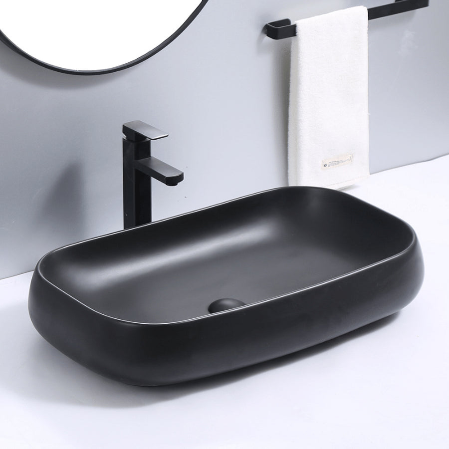 Top Counter Ceramic Basin YJ9244-M-001: Contemporary Elegance for Stylish Bathrooms